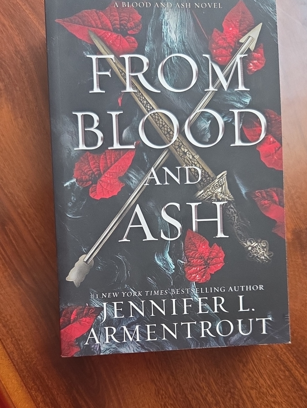From Blood and Ash Hardcover Decorative Book — Black & Red